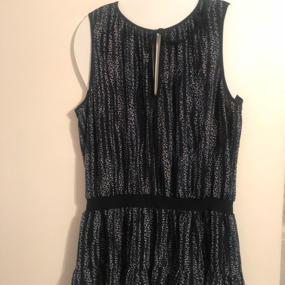 Michael kors nwot Blue cheetah print sleeveless